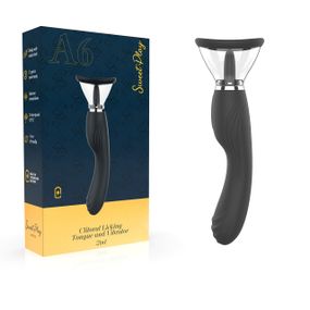 Вібратор - Erospace Sweet Play Clitoral Licking Tongue And Vibrator 2in1 A6 Sex Aura