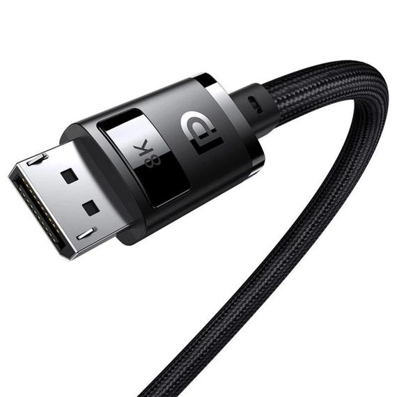 Дата кабель Baseus High Definition Series DP 8K to DP 8K (1.5m) (B00633706111) Cluster Black | Зображення 1