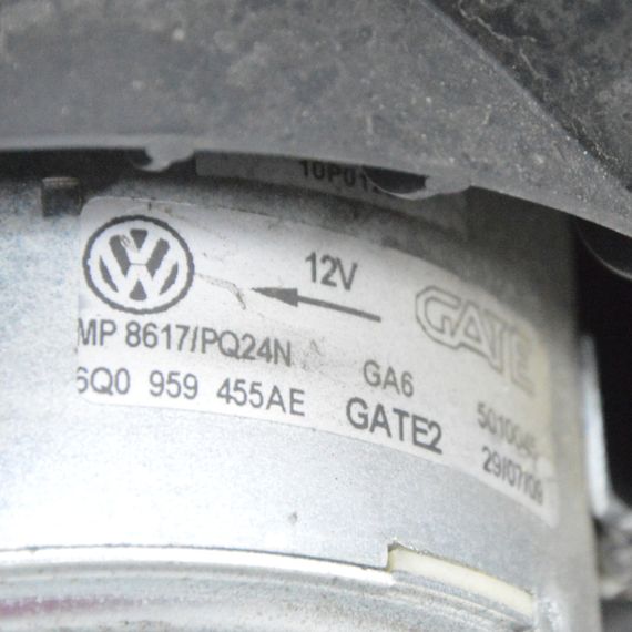 Вентилятор охолодження радіатора Volkswagen Polo 2001-2022 Крильчатка вентилятора Фольксваген 6Q0959455AE | Зображення 2