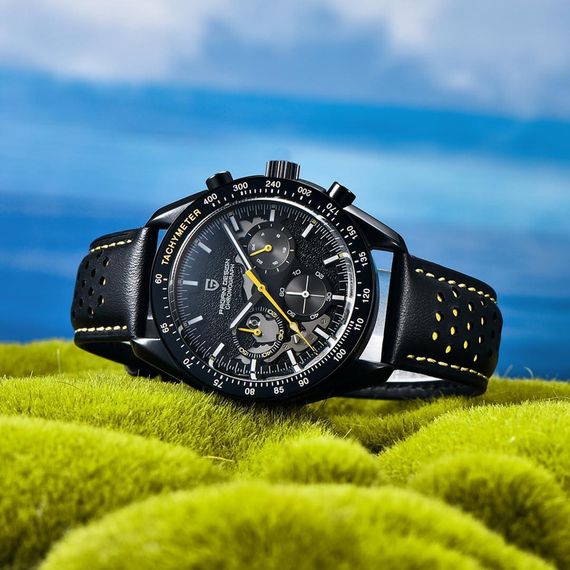 Годинник P2agani Design PD-1779 Black-Yellow | Зображення 4