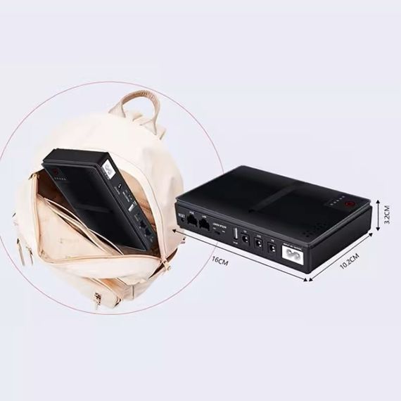 Мини UPS ДБЖ для роутера DC1018L источник бесперебойного питания 5/9/12В павербанк БЕЗ Аккумуляторов | Зображення 3