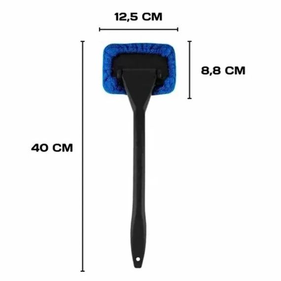 Щітка для лобового скла, швабра для вікон та дзеркал, мікрофібра для миття вікон | Зображення 4