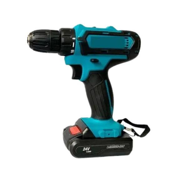 Шуруповерт 24V  з набором інструментів, Акумуляторний шуруповерт | Зображення 1