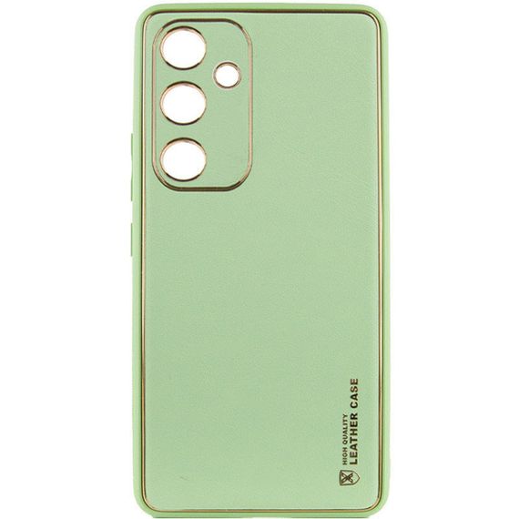 Шкіряний чохол Xshield для Samsung Galaxy S23 Зелений / Pistachio