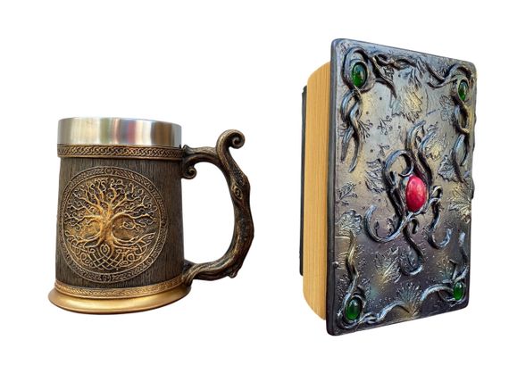 Подарунковий набір Кухоль 3D Друїд Ігграсиль і Блокнот 3D «Лісовий Грімуар Лиси» | Зображення 1