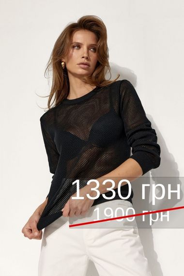 Джемпер ажур 2544 | Зображення 6
