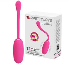 ПЕРЕЗАМІРНЕ ВІБРОЯЙЦЕ PRETTY LOVE «JULIUS» 12 режимів вібрації Sex Aura