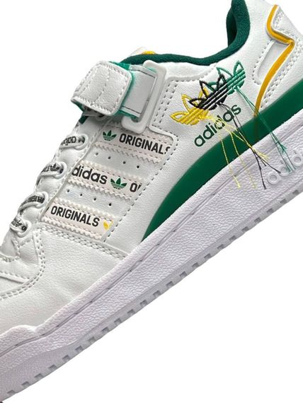 Женские кроссовки Forum 84 Low New White Green Yellow , Вьетнам | Зображення 2