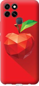 Чехол на Infinix Smart 6 Яблоко "4696u-2758-17620"