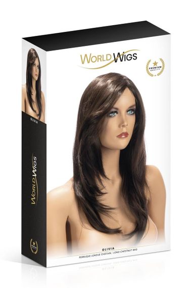 Перука World Wigs OLIVIA LONG CHESTNUT, One size | Зображення 1