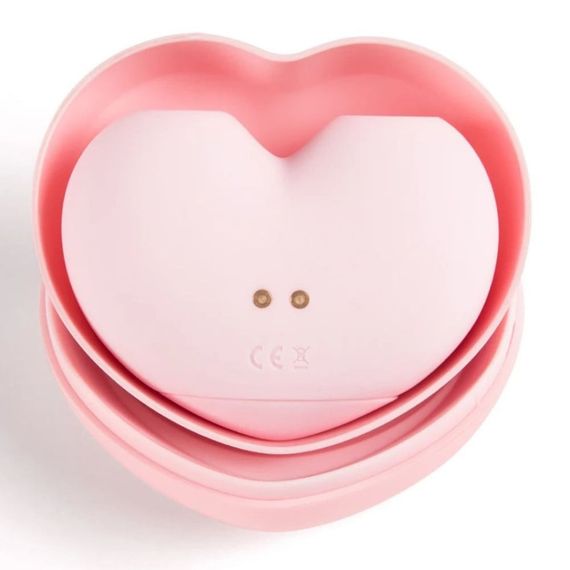 Кліторальний вакуумний стимулятор з язичком BeYourLover Heart у формі серця, рожевий sexstyle | Зображення 3