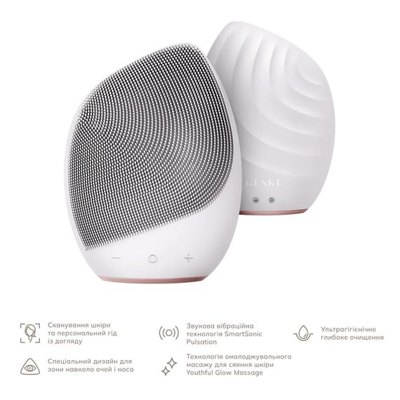 Електронна ультразвукова щітка для обличчя GESKE Sonic Facial Brush 5в1 starlight | Зображення 1