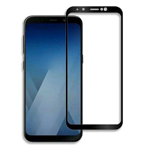 Захисне скло 2.5D на весь екран для Samsung Galaxy A8 Plus (2018) | Зображення 1