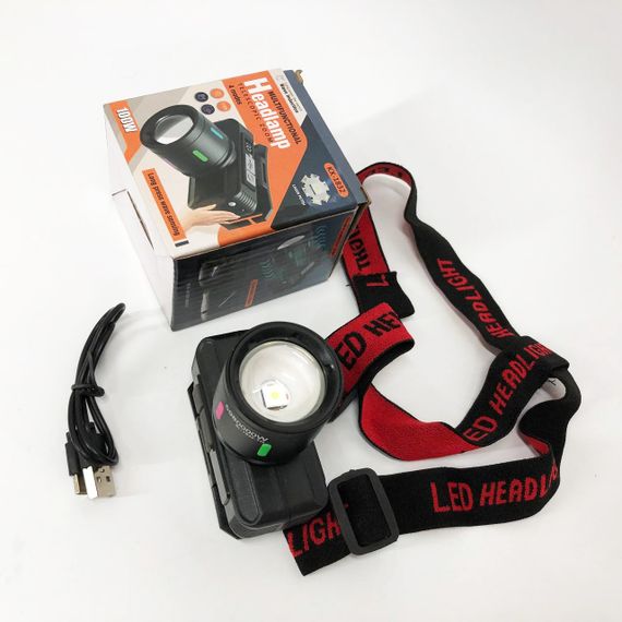 Ліхтар для нічної їзди KX-1832-TG, Потужний акумуляторний ліхтар для риболовлі Налобний bailong XU-32 | Зображення 2