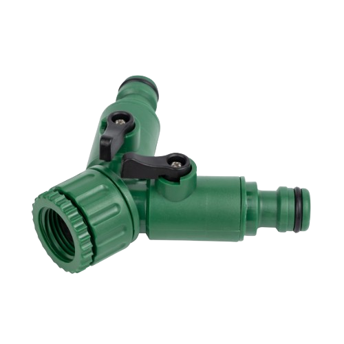 Кран розподільний 1/2" 2-а виходи в/р 1/2"*3/4" з адаптерами Grad | Зображення 3