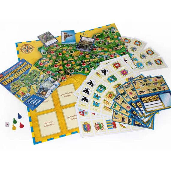 Настільна гра Подорожуємо Україною | Зображення 4