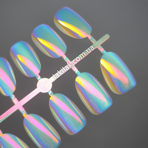 Гелеві тіпси для нарорщення світла Аврора №1 (овал) 30шт | Зображення 1