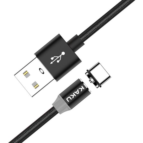 Магнитный кабель Kaku KSC-306 USB - Type-C 1m - Black | Зображення 1