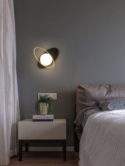 Бра настінна 26573 Чорний 6х27х27 см. | Зображення 1