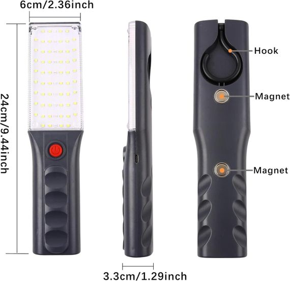Портативный светодиодный фонарик TORCH ZJ-1258 с крючком для подвешивания | Светодиодный фонарик ZJ-1258 | Зображення 2
