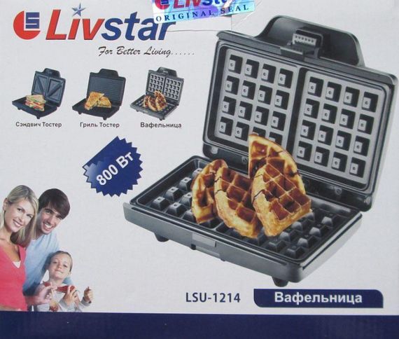 Вафельниця LIVSTAR 1214 для товстих бельгійських вафель | Зображення 2
