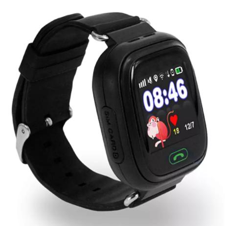Смарт-часы детские UWatch Q90 GPS контроль звонки сообщения SOS Wi-Fi | Зображення 2