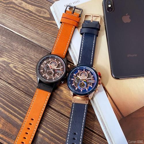 Годинник C1ur1ren 8380 Black-Brown | Зображення 4