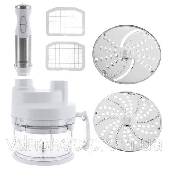 Блендер для приготування коктейлів і смузі Camry CR-4623 1600Вт 14в1, Кухонний подрібнювач з 4 ножами AY-32