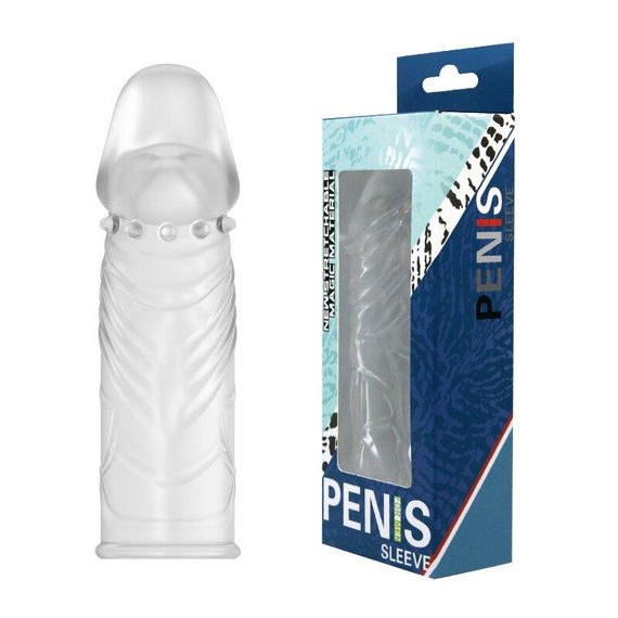Насадка-презерватив "Penis Sleeve" BI-010045E Cristal sexstyle | Зображення 1