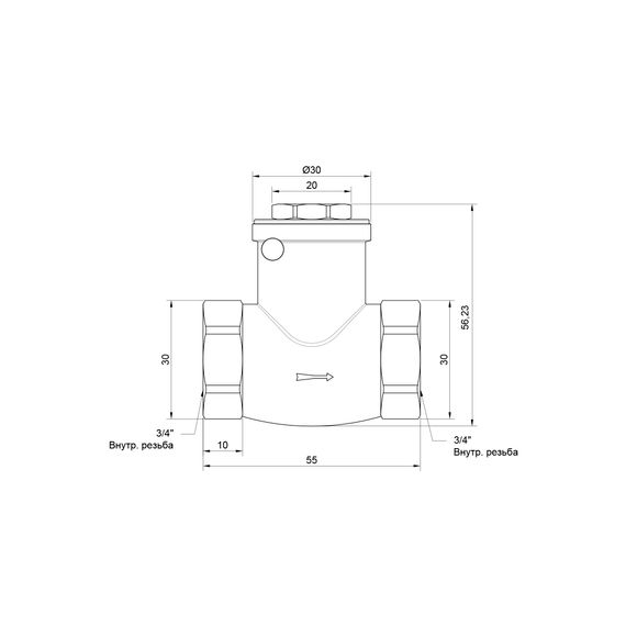 Зворотний клапан SD Plus 3/4" SD242W20 | Зображення 2