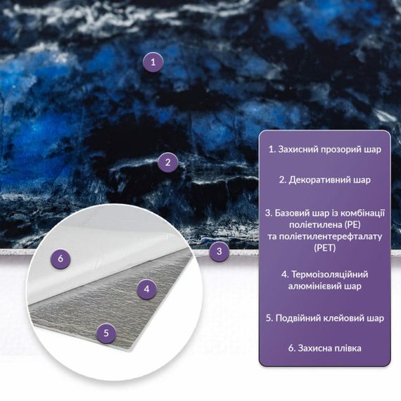 Самоклеюча стінова PET плитка 600*300*2mm (D) SW-00002314 | Зображення 1