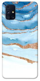 Чохол IBANAN Небесно-золотий мармур для Samsung Galaxy M31s