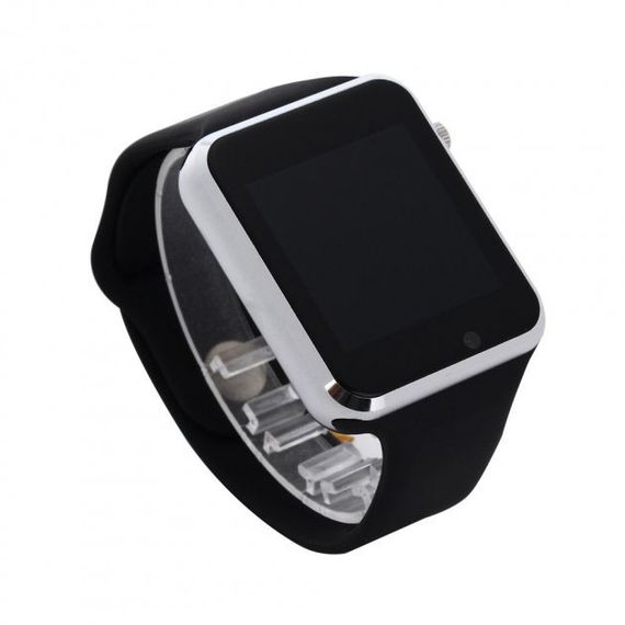 Смарт-часы Smart Watch A1 умные электронные со слотом под sim-карту + карту памяти micro-sd. XW-908 Цвет: серебряный | Зображення 5