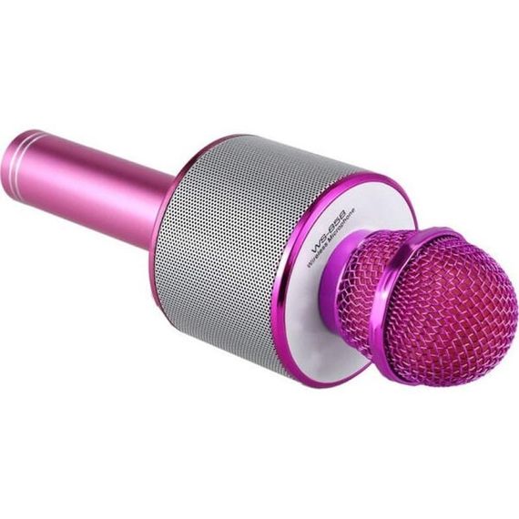 Караоке Мікрофон-колонка WS858 Pink | Зображення 2