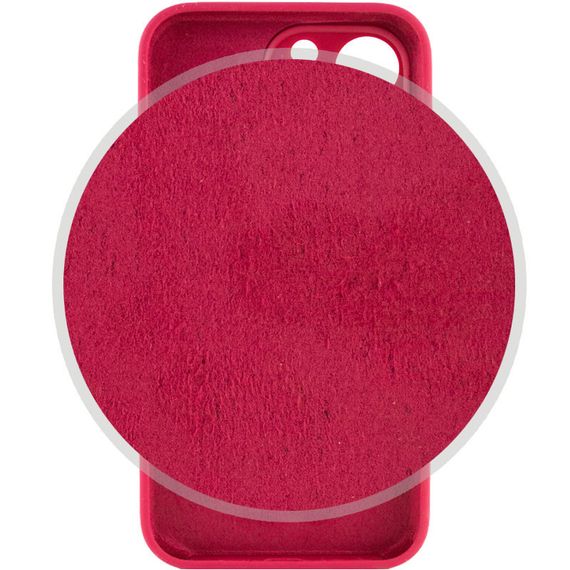 Чохол Silicone Case Full Camera Protective (AA) для Apple iPhone 14 Pro (6.1") Червоний / Rose Red | Зображення 2