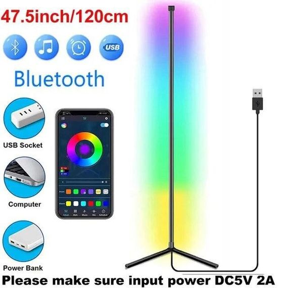 Кутова RGB лампа з пультом XPRO LK202307-47 (41962-_783) | Зображення 2