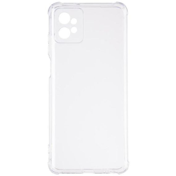 TPU чохол GETMAN Ease logo посилені кути Full Camera для Motorola Moto G32 Безбарвний (прозорий) | Зображення 4