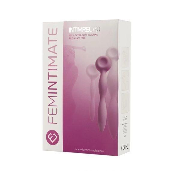 Набір вагінальних розширювачів-тренажерів Femintimate Intimrelax рожевий Sex Aura | Зображення 3
