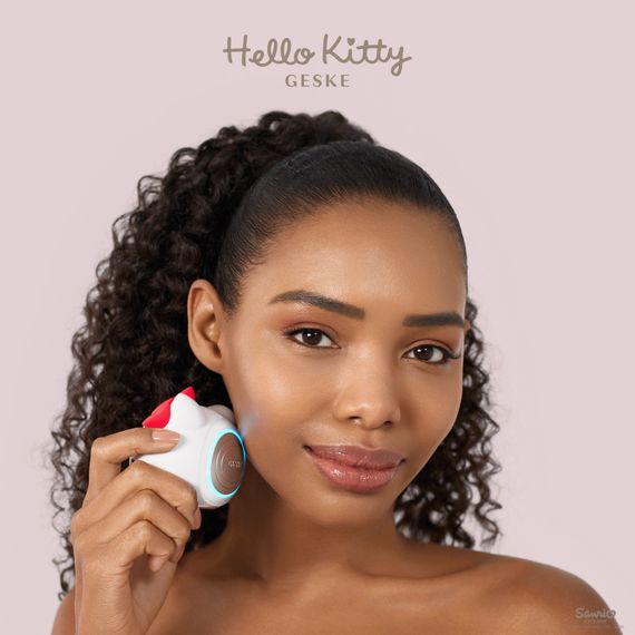 Ультразвукова маска тепло та холод GESKE Sonic Warm&Cool Mask 8в1 у формі голови кота by Hello Kitty | Зображення 3