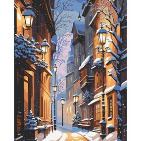 Картина по номерам "Зимний город" 11050-AC 40х50 см