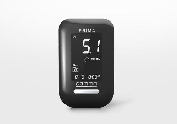 Глюкометр Gamma DIAMOND PRIMA + 10 тест полосок бессрочная гарантия | Зображення 4
