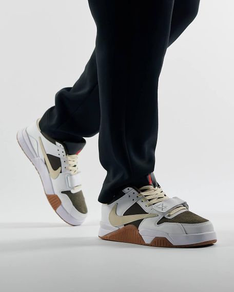 Кроссовки  Air Jordan x Travis Scott “Cut The Check” White Brown Gum , Вьетнам A1396 44 28 | Зображення 8