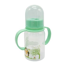 Пляшечка для годування з ручками MGZ-0205 (Turquoise) бірюзовий, 150 мл