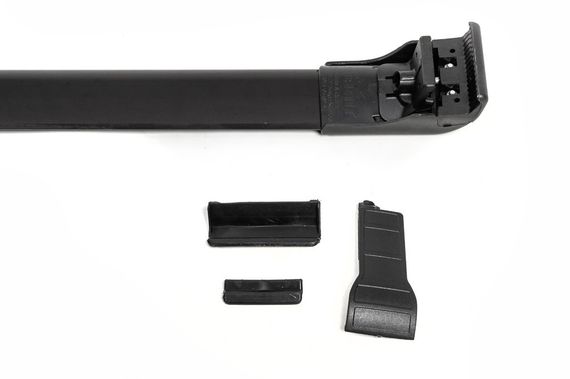 Перемычки на рейлинги с ключем Wingbar V2 (2 шт) Черный для BMW 5 серия F-10/11/07 2010-2016 гг | Зображення 7