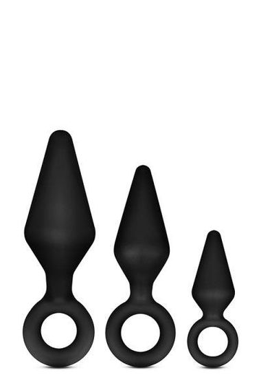 Набір анальних пробок LUXE WEARABLE NIGHT Rimmer Kit BLACK sexstyle | Зображення 1