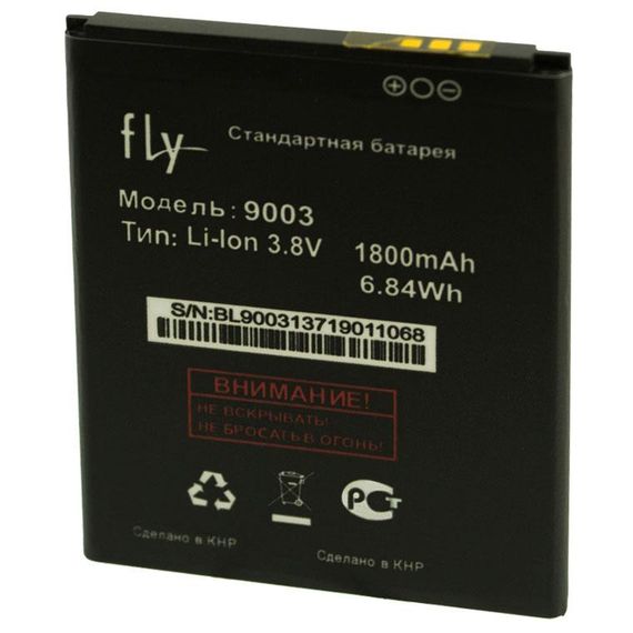 Акумулятор Fly BL9003 1800 mAh FS452 AAA клас тех.пакет