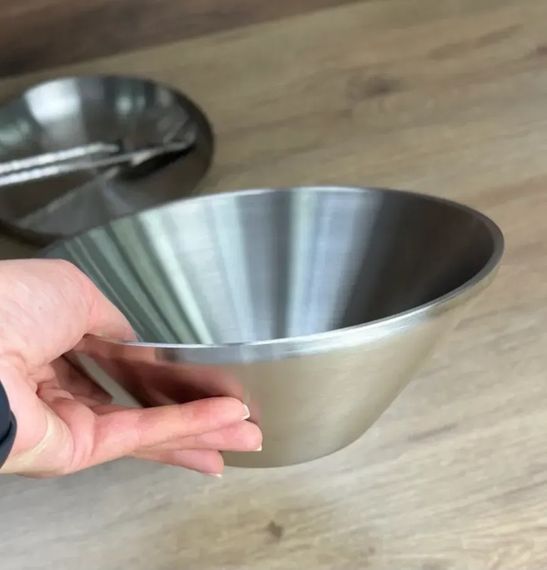 Салатник OLens Сталева радість 102-1299 23 см 1500 мл сріблястий | Зображення 4