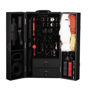 БДСМ-набор LOCKINK All-in-1 BDSM Play Kit - Black Color Sex Aura