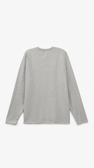 Лонгслів однотонний чоловічий GENUA 2024 2XL Сірий shop (2000990622303) | Зображення 3