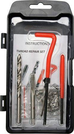 Набор для ремонта резьбы рихтовочный М6x1.0 мм 30 штук YATO YT-17632 | Зображення 1